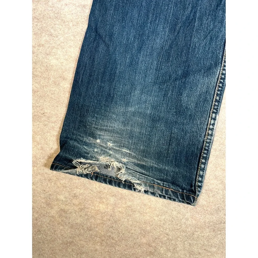 Levis 501 Original Fit Jeans Mens 38x34 Blue Denim‎ Mid Rise Cotton Medium Wash